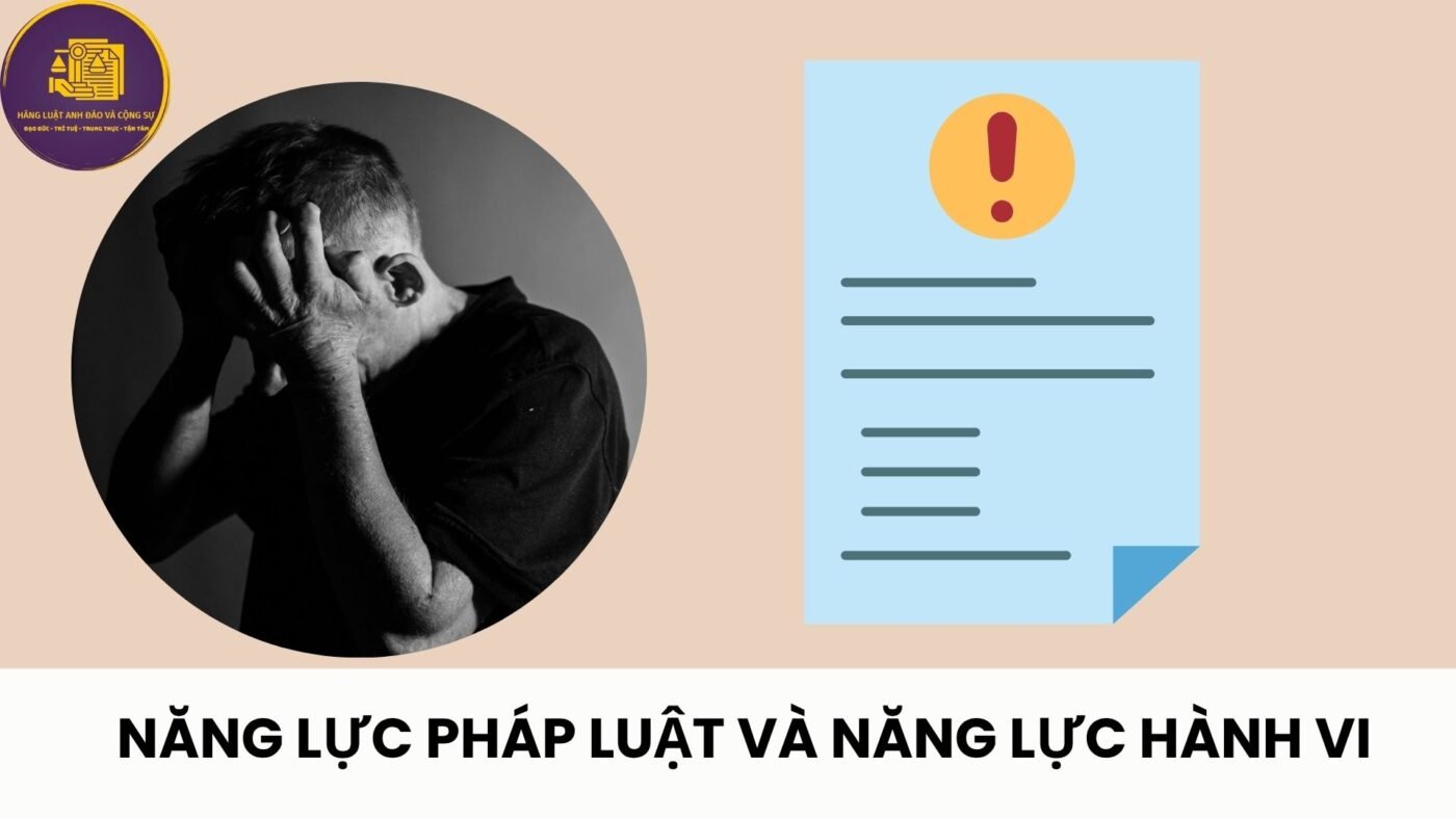 Năng lực pháp luật và năng lực hành vi