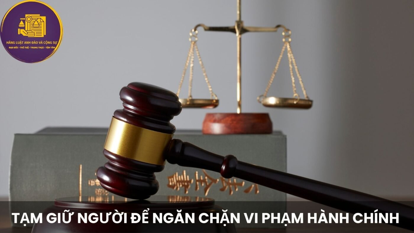 tạm giữ người để ngăn chặn vi phạm hành chính