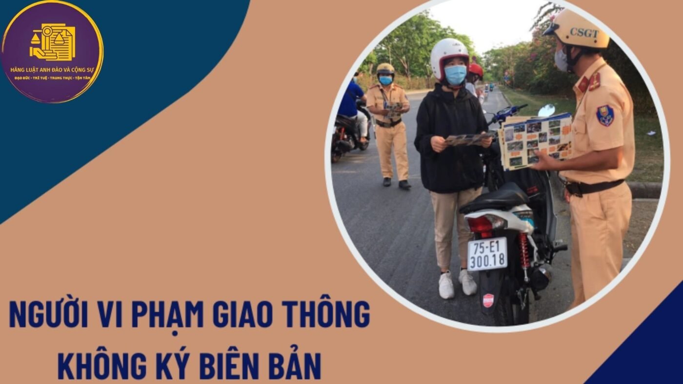không ký biên bản xử phạt