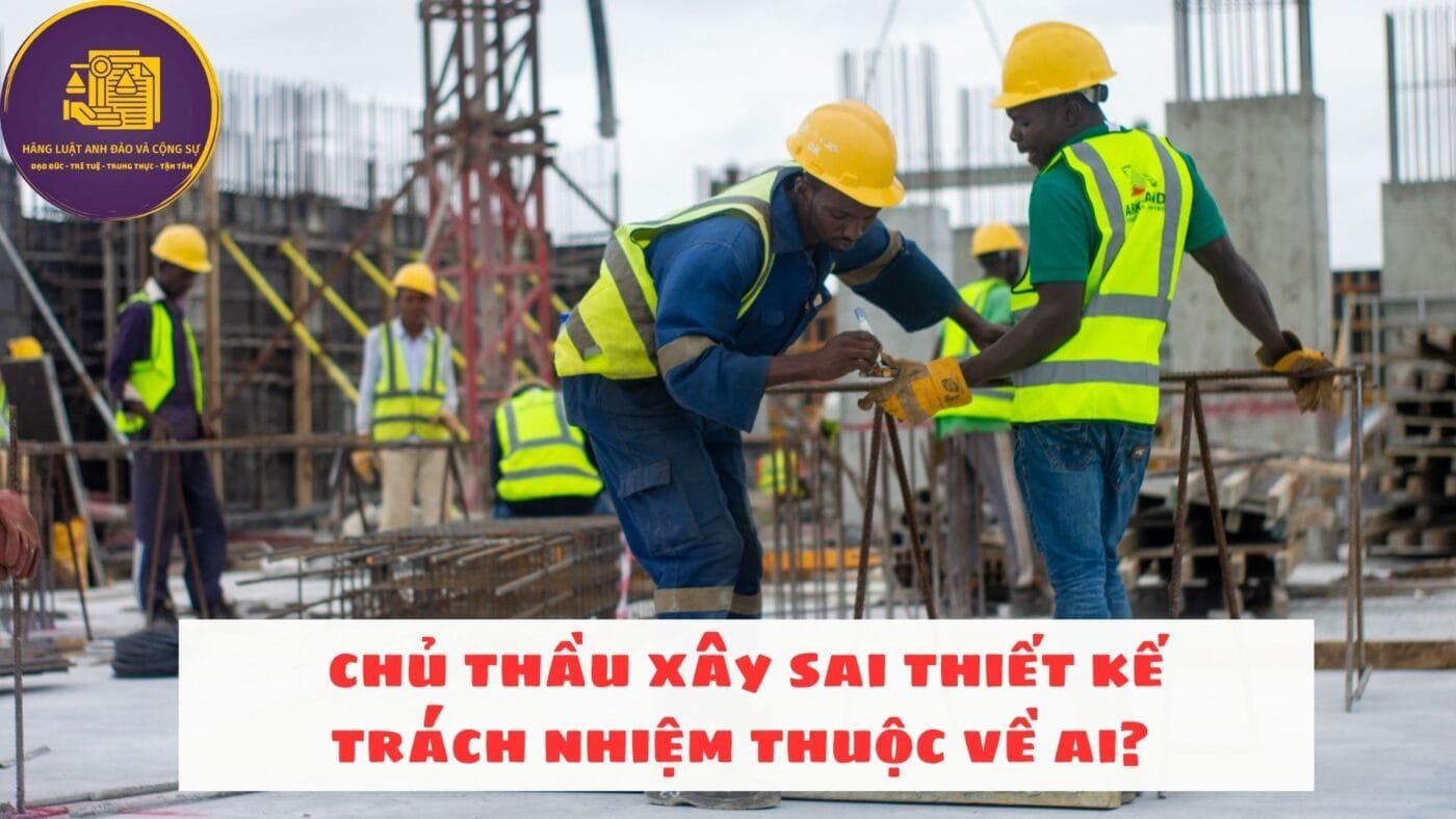 chủ thầu xây sai thiết kế trách nhiệm thuộc về ai
