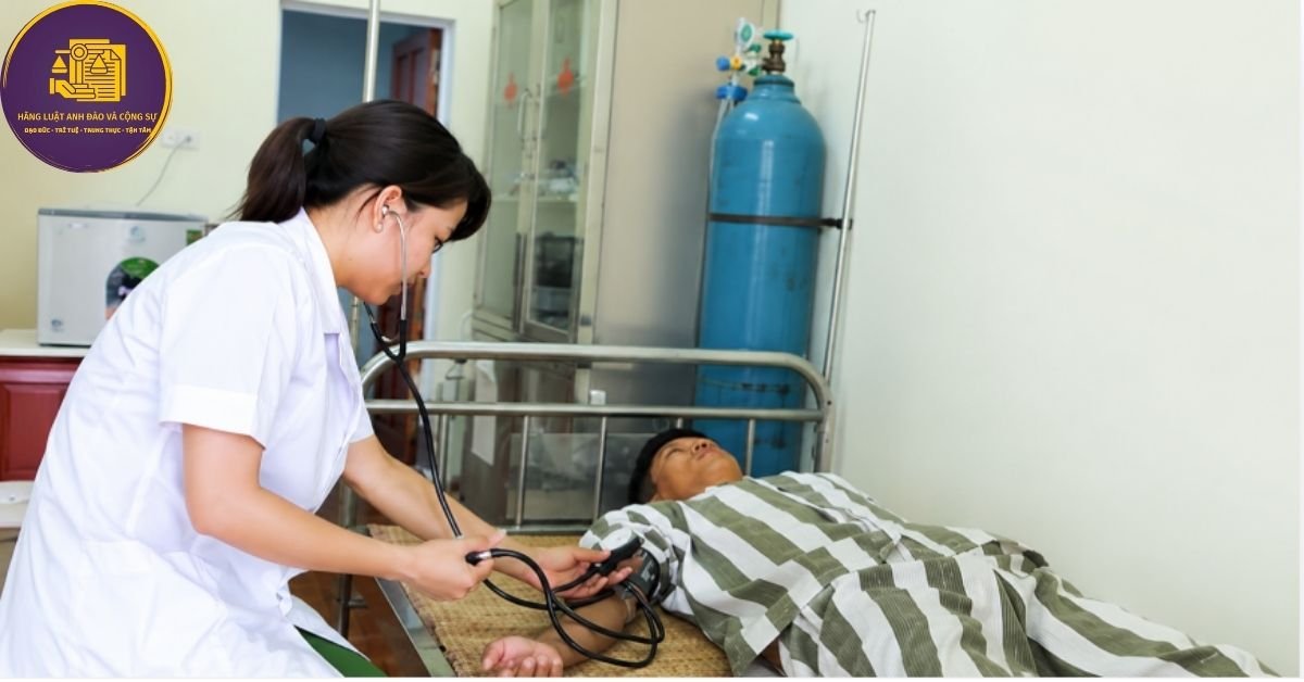 người bị kết án bị bệnh nặng