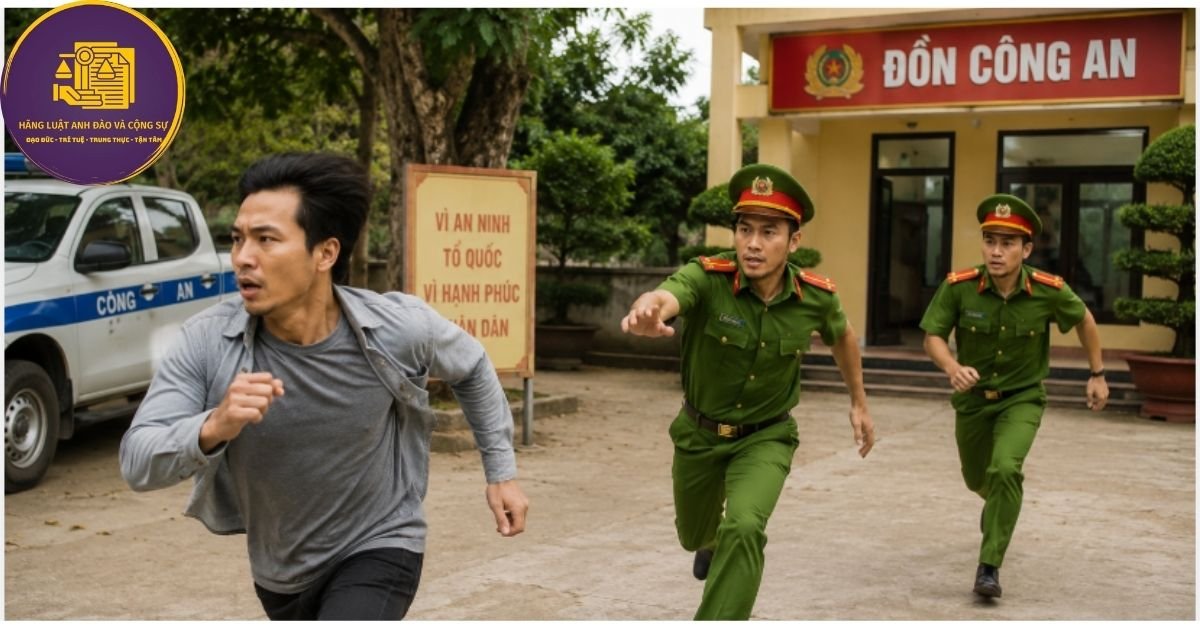 người bị tạm giữ bỏ trốn