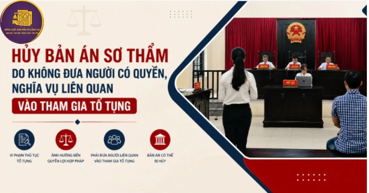 hủy bản án hành chính sơ thẩm