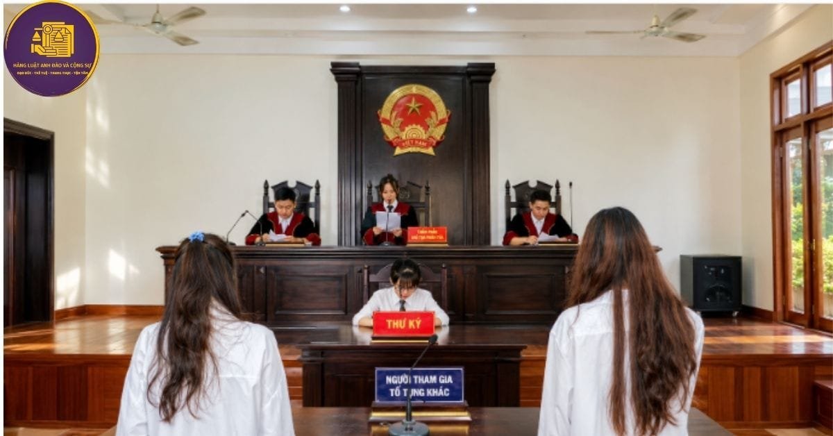 người tham dư phiên tòa
