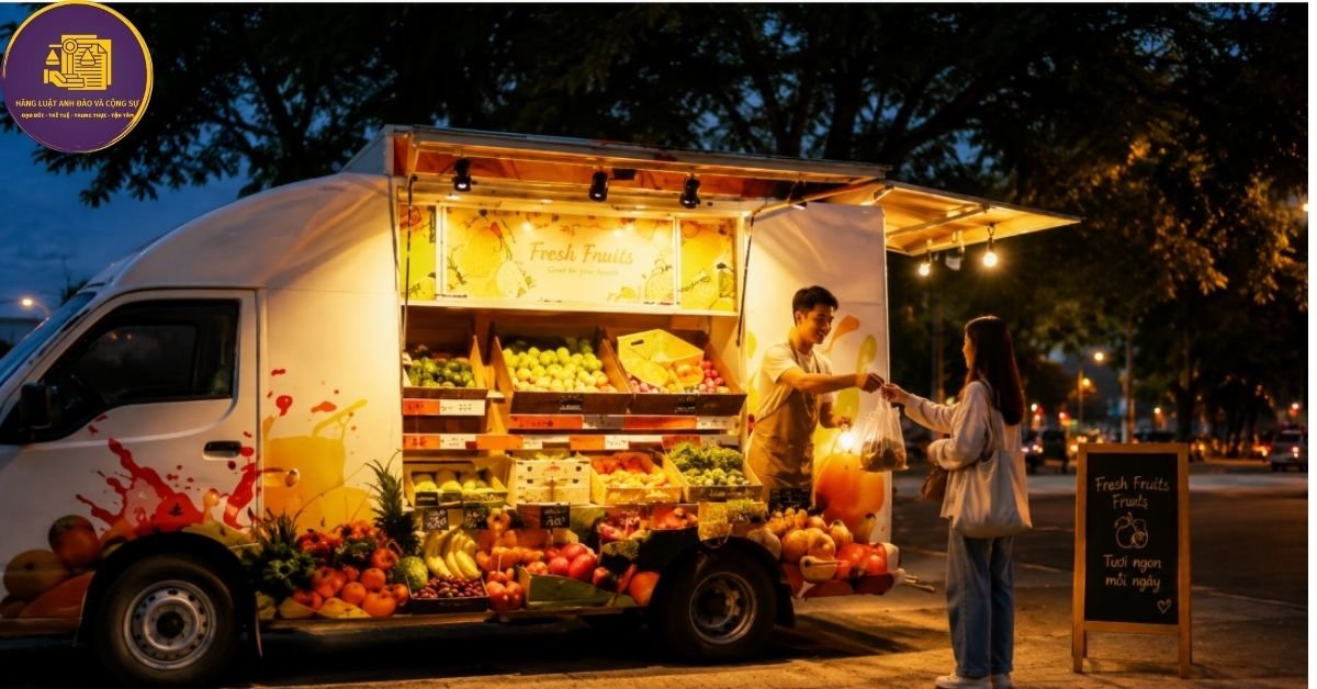 bán trái cây lưu động