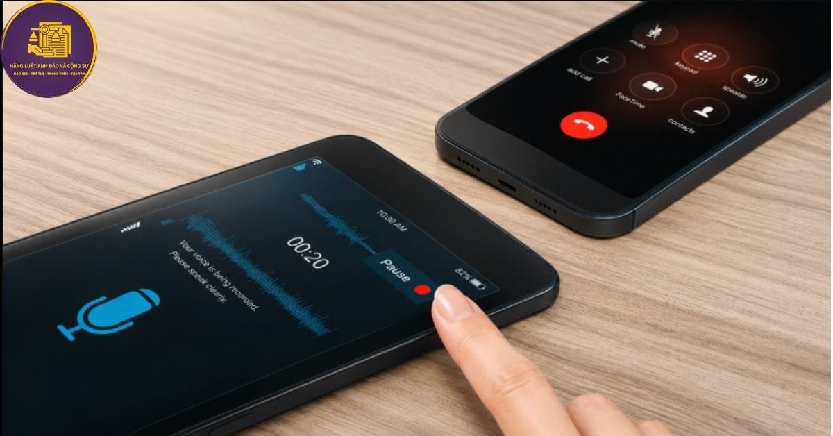 ghi âm cuộc nói chuyện